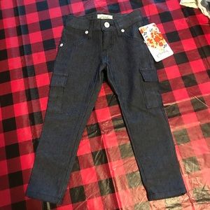Persnickety stretch cargo jeans.